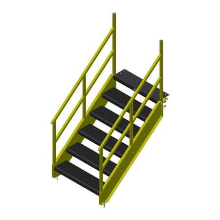 Bluff Mfg Bluff 88" OSHA Stairway,  STAIR36O-10-88